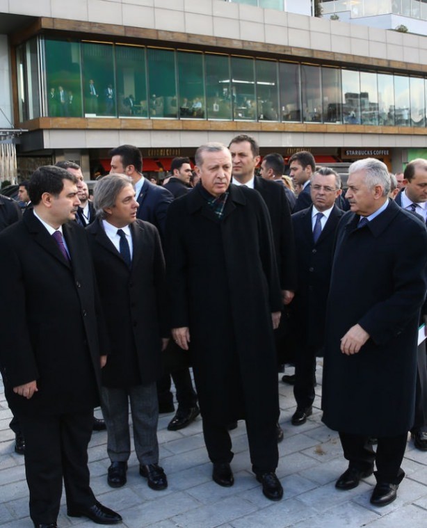Foto - Cumhurbaşkanı o pankarta kayıtsız kalmadı