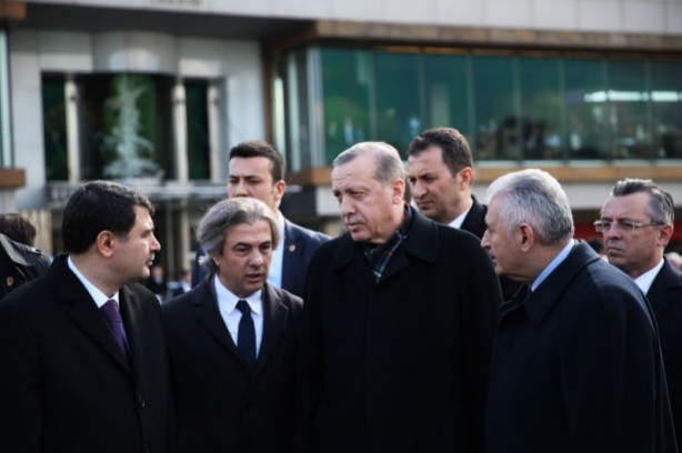 Foto - Cumhurbaşkanı o pankarta kayıtsız kalmadı