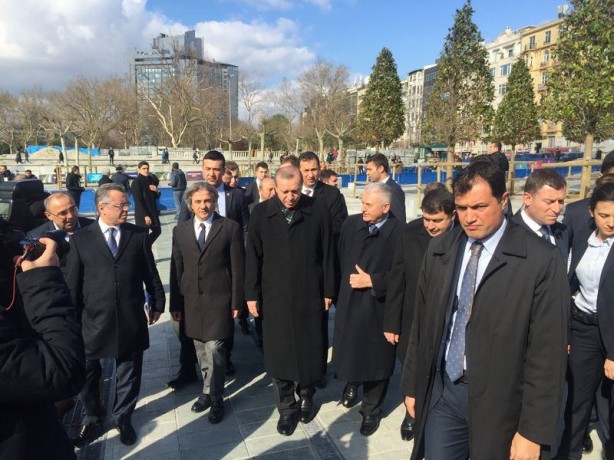 Foto - Cumhurbaşkanı o pankarta kayıtsız kalmadı