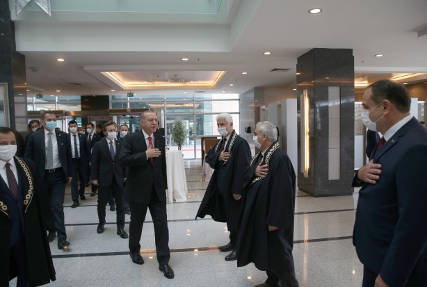 Foto - Cumhurbaşkanı Recep Tayyip Erdoğan, AYM üyesi Basri Bağcı'nın yemin törenine katıldı