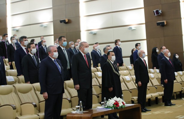 Foto - Cumhurbaşkanı Recep Tayyip Erdoğan, AYM üyesi Basri Bağcı'nın yemin törenine katıldı