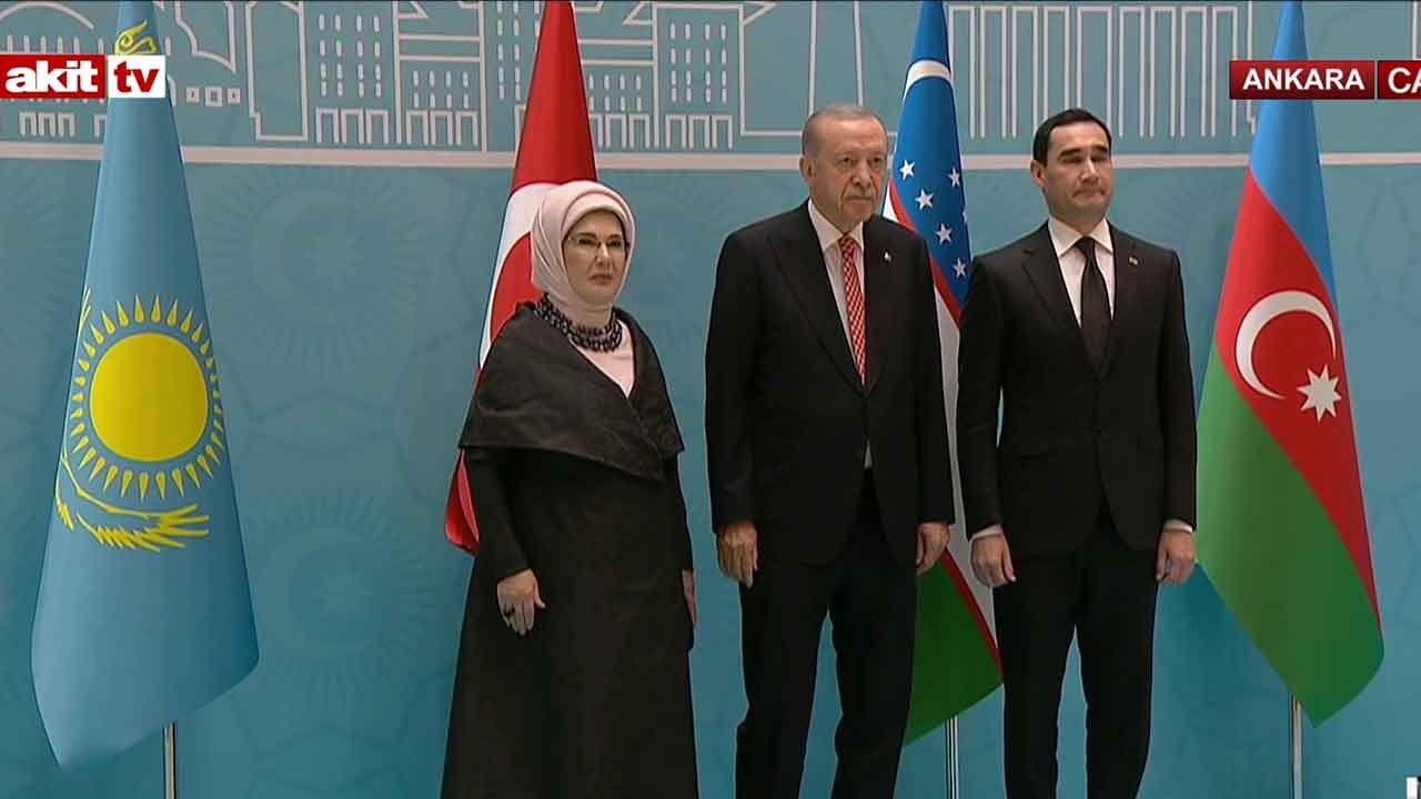 Foto - Cumhurbaşkanlığı Külliyesi’nde tarihi gece! Türk dünyası liderleri Beştepe’de bir araya geldi