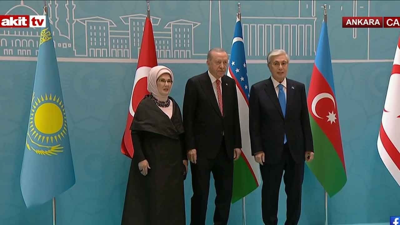 Foto - Cumhurbaşkanlığı Külliyesi’nde tarihi gece! Türk dünyası liderleri Beştepe’de bir araya geldi