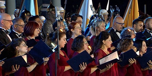 Foto - Cumhurbaşkanlığı Külliyesi'ndeki programda Türkiye Cumhuriyet'in 100. yılına özel konseri! Görkemli gece 