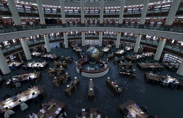 Foto - Cumhurbaşkanlığı Millet Kütüphanesi, öğrencilerden sahur vaktinde de yoğun ilgi görüyor