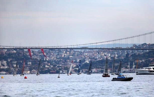 Foto - Cumhurbaşkanlığı Uluslararası Yat Yarışı, İstanbul Boğazı'nda başladı