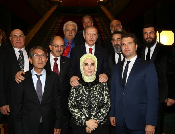 Foto - Cumhurbaşkanlığı'ndaki resepsiyona ünlü akını