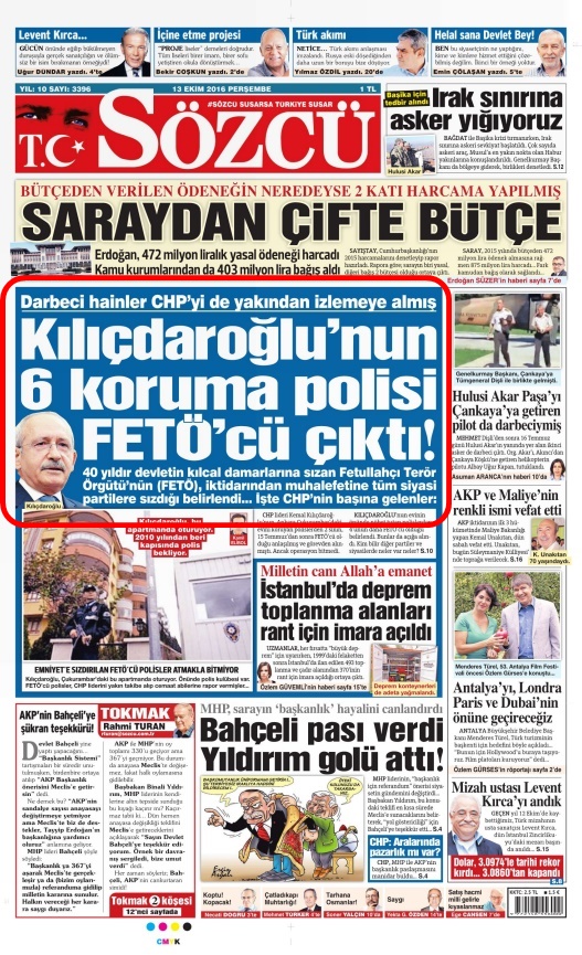 Foto - Cumhuriyet'in utanç dolu manşeti! Darbecilerin avukatlığına soyundu