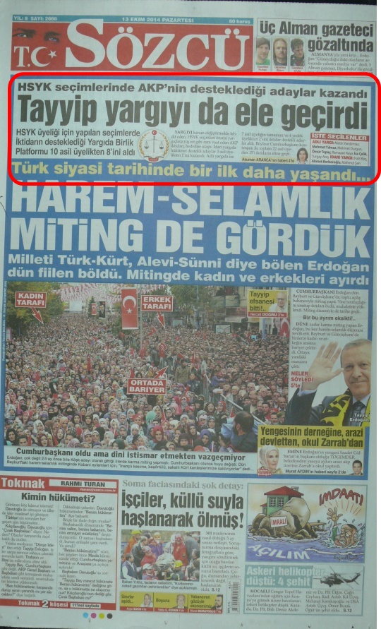 Foto - Cumhuriyet'in utanç dolu manşeti! Darbecilerin avukatlığına soyundu
