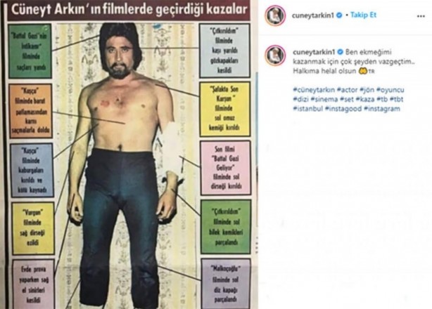 Foto - Cüneyt Arkın'dan şaşırtan paylaşım! Yorum yağdı