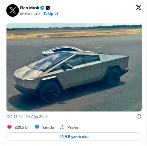Foto - Cybertruck’ın son hali! Elon Musk paylaştı