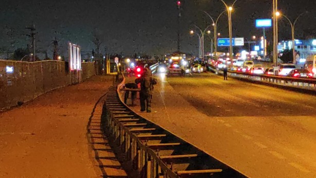 D-100 karayoluna bırakılan şüpheli çanta paniğe neden oldu!