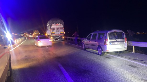 Foto - D-100 karayolunda zincirleme trafik kazası: 1 yaralı