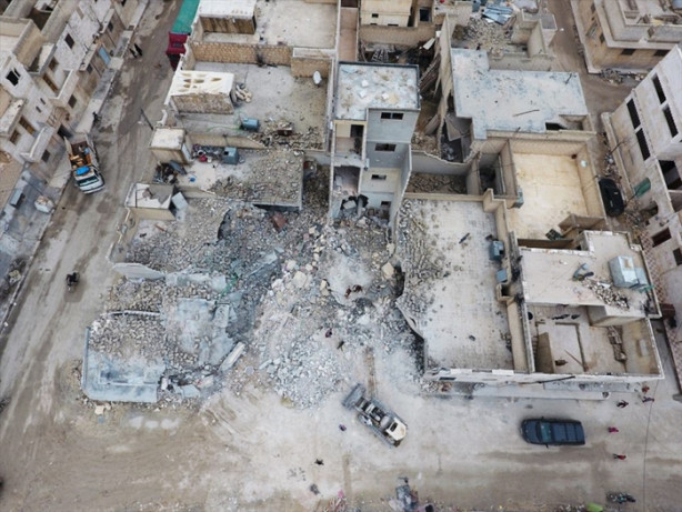 Foto - DAEŞ'ten kurtarılan El Bab havadan görüntülendi