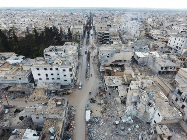 Foto - DAEŞ'ten kurtarılan El Bab havadan görüntülendi