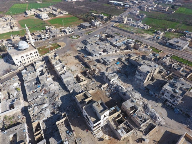 Foto - DAEŞ'ten kurtarılan El Bab havadan görüntülendi
