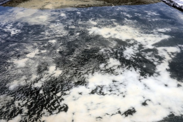 Foto - Dağdan gelen su böyle tuza dönüştürülüyor