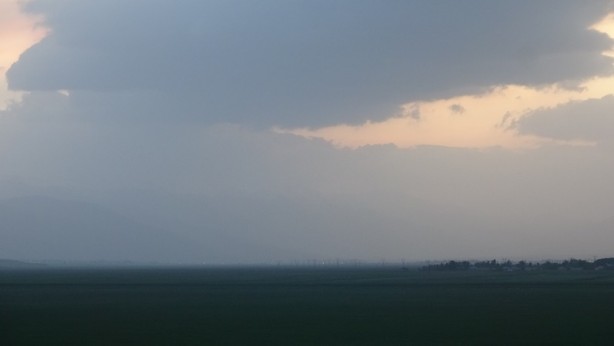 Foto - Dağlar toz bulutundan kayboldu
