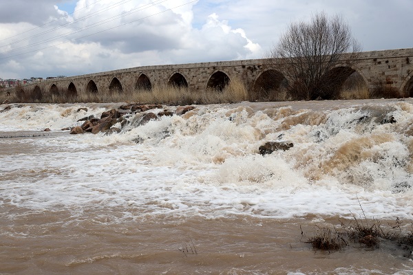 Foto - Dağlardaki kar erken eridi, Kızılırmak'ın debisi yükseldi 