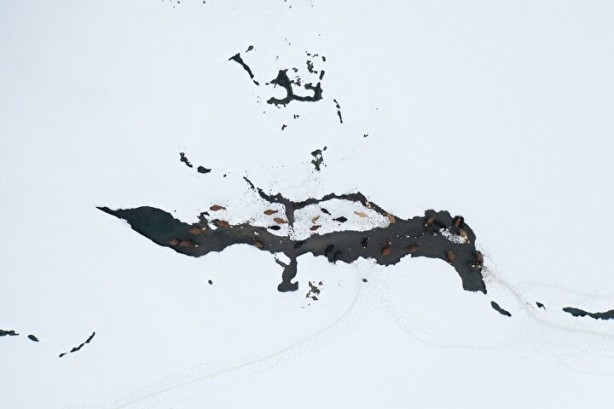 Foto - Dağların arasında ilginç görüntü! Türkiye'de görenler şaştı kaldı