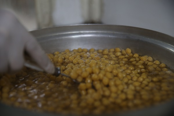 Foto - Daha önce böyle humus gördünüz mü?