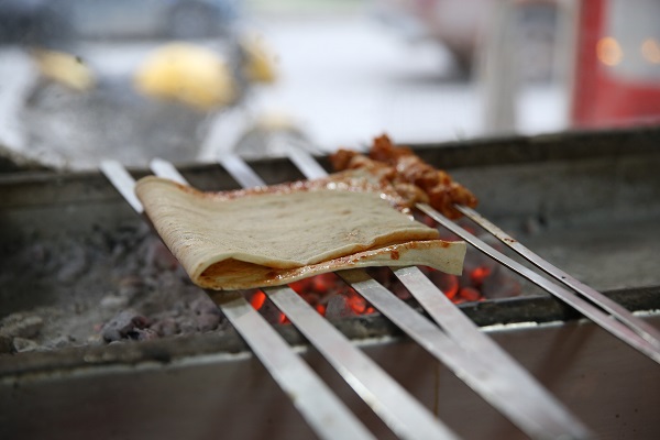 Foto - Daha önce böyle humus gördünüz mü?