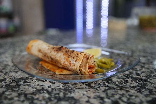 Foto - Daha önce böyle humus gördünüz mü?