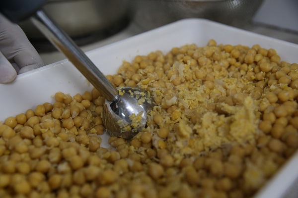 Foto - Daha önce böyle humus gördünüz mü?