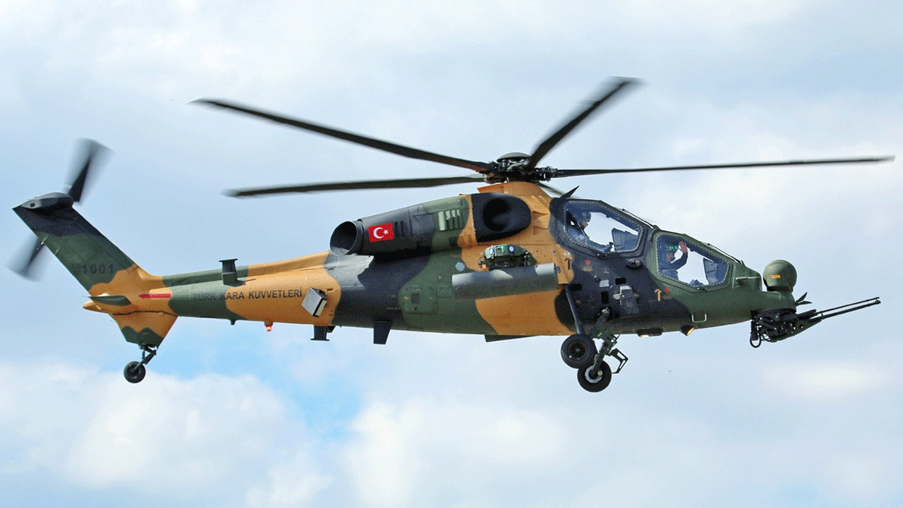 Dakikada tam 750 atış yapıyor! Atak helikopterine burun topu dokunuşu