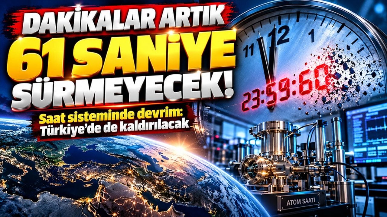 Dakikalar artık 61 saniye sürmeyecek! Saat sisteminde devrim: Türkiye’de de kaldırılacak