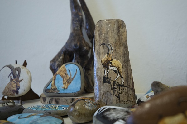 Foto - Dal ve taşları sanat eserine dönüştürüyor