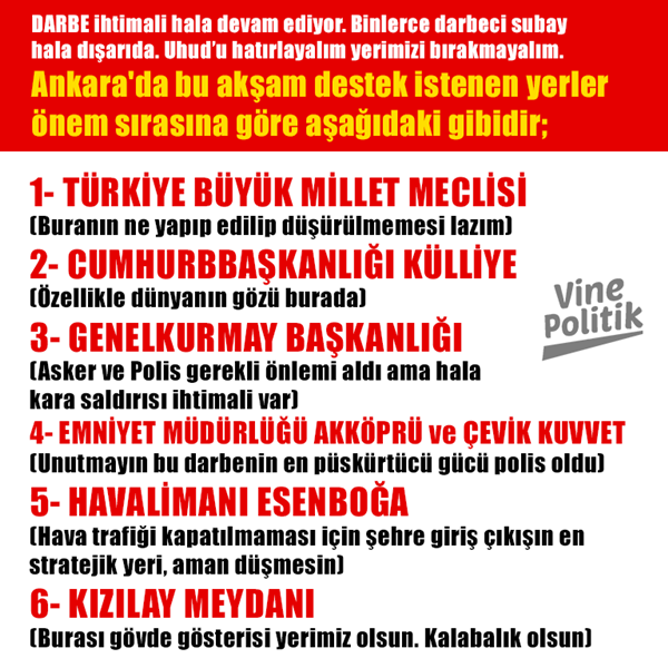 Foto - Darbe girişimi sosyal medyaya böyle yansıdı!