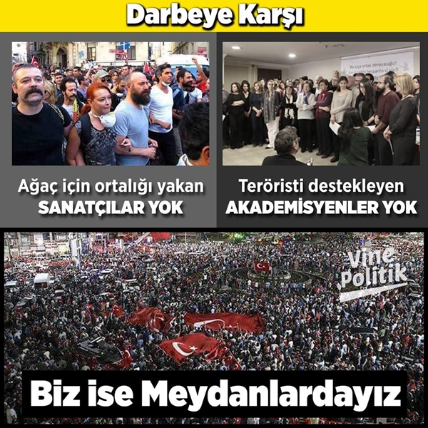 Foto - Darbe girişimi sosyal medyaya böyle yansıdı!