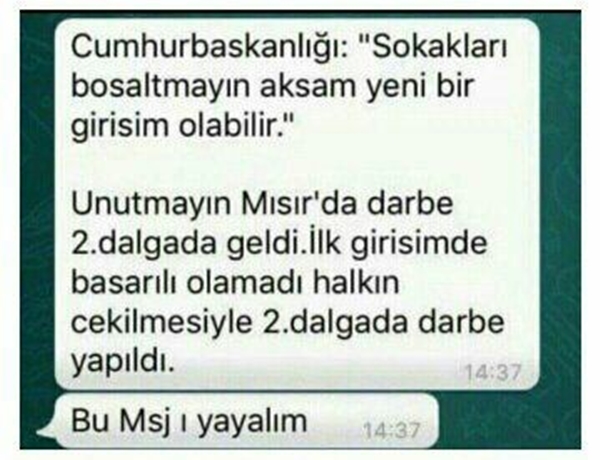 Foto - Darbe girişimi sosyal medyaya böyle yansıdı!