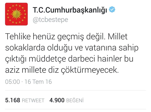 Foto - Darbe girişimi sosyal medyaya böyle yansıdı!
