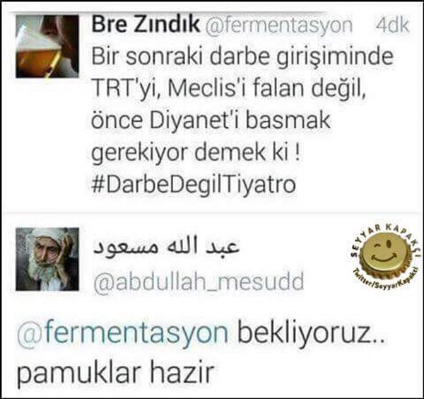 Foto - Darbe girişimi sosyal medyaya böyle yansıdı!