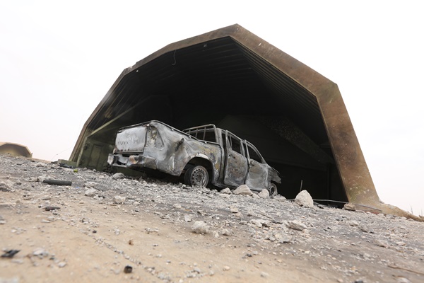Foto - Darbeci Hafter'den kurtarılan Vatiyye Hava Üssü ilk kez görüntülendi