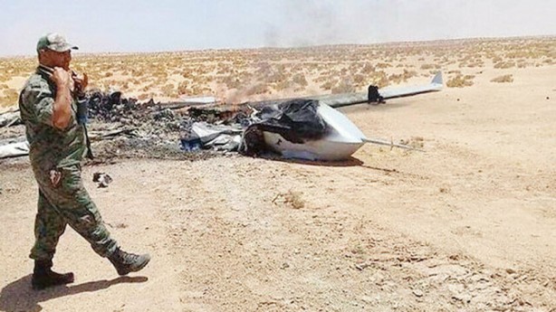 Foto - Darbeci Hafter'in çapulcuları yine kendi SİHA'larını düşürdü! 
