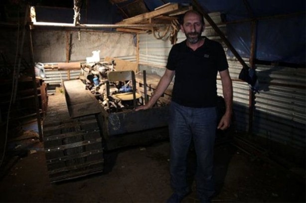 Foto - Darbecilere kızıp tank yaptı