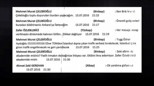  Darbecilerin 'Whatsapp' yazışmaları