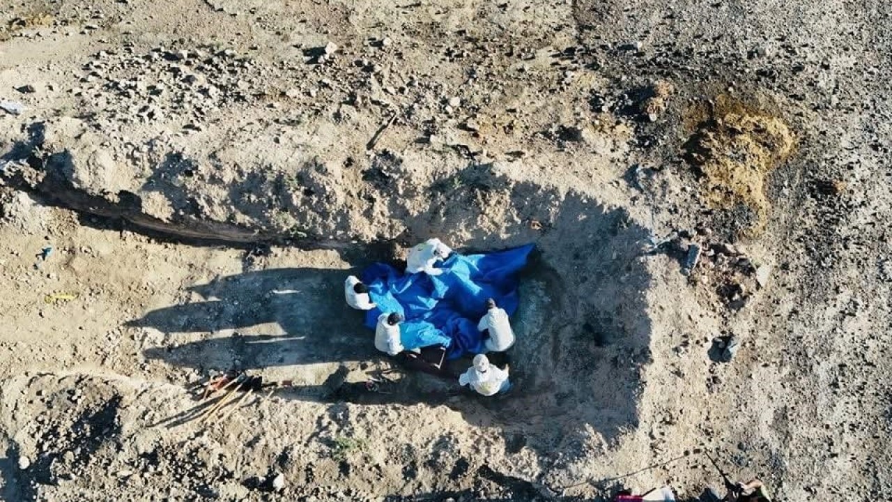 Foto - DEAŞ'tan kalan manzarayı görenler ellerini açıp dua etti... Dünyanın en büyüklerinden biri