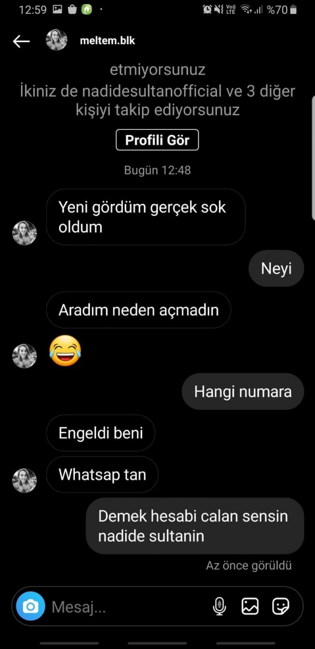 Foto - Dede ve toruna büyük şok! Nadide Sultan'ın hesabı üzerinden...