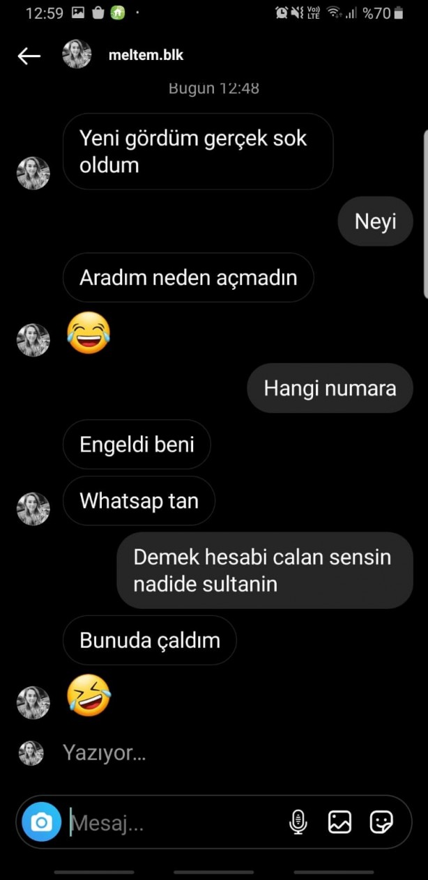 Foto - Dede ve toruna büyük şok! Nadide Sultan'ın hesabı üzerinden...