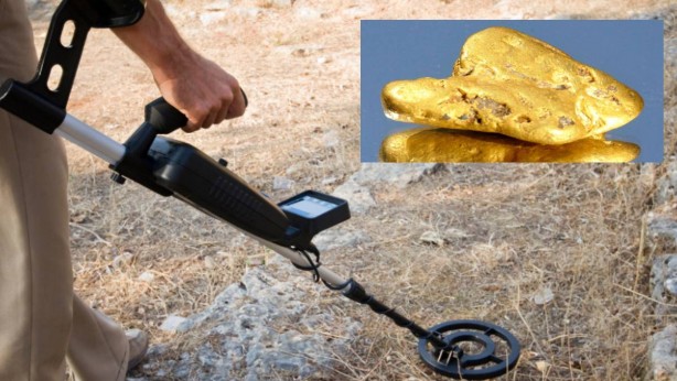 Dedektörle altın aramaya çıktı, turnayı gözünden vurdu! Külçe külçe çıkardı: O bölgenin altı altın kaynıyor