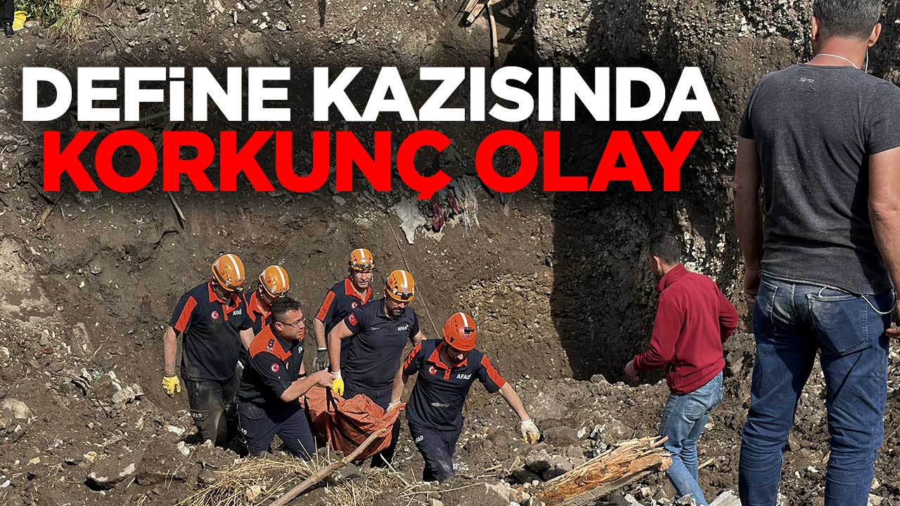 Define kazısında korkunç olay