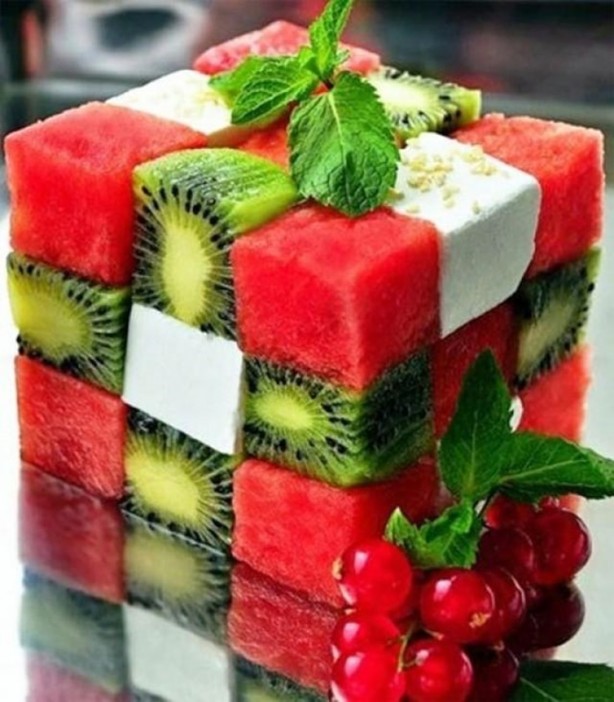 Foto - Değişik karpuz sunumları