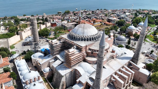 Foto - Değişim rüzgarı esiyor! Ayasofya Camii'nde 4 yılda nereden nereye