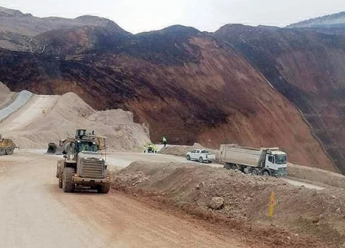 Foto - Dehşete düşüren görüntü! İşte maden faciasının öncesi ve sonrası