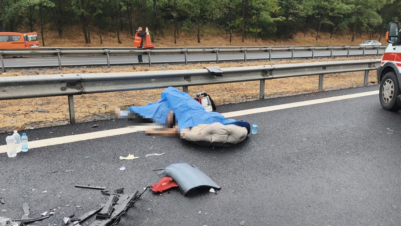 Foto - Dehşete düşüren kaza! 30 araç birbirine girdi