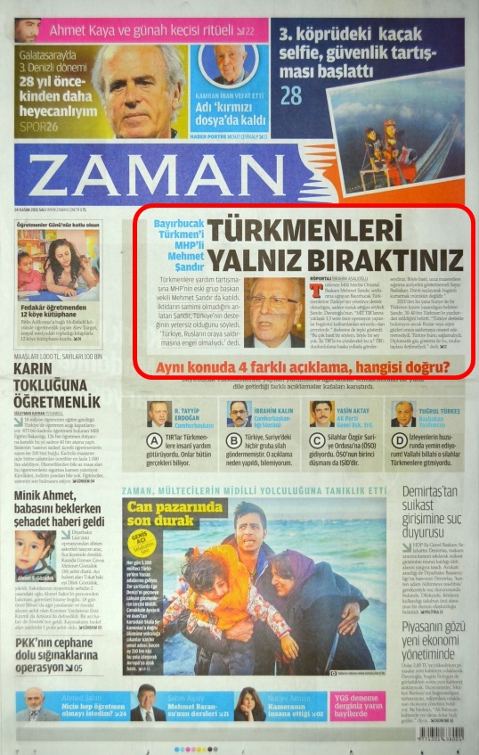 Foto - Demek ki "FETÖ ziyareti" bahane! AK Parti'deyken Davutoğlu'nu yerden yere vuran Sözcü şimdilerde sus pus!